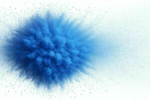 Abstract powder explosion background. AI Generative Pro Photo