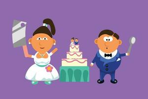 Picture of wedding vector