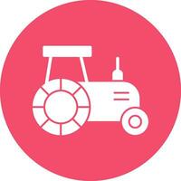 Tractor Vector Icon Design