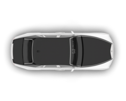 Weiß Luxus Auto isoliert auf transparent Hintergrund. 3d Rendern - - Illustration png