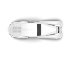 vit lyx bil isolerat på transparent bakgrund. 3d tolkning - illustration png