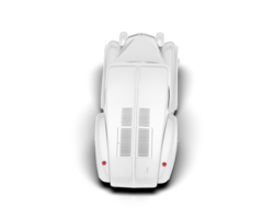 blanco lujo coche aislado en transparente antecedentes. 3d representación - ilustración png
