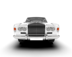 blanc luxe voiture isolé sur transparent Contexte. 3d le rendu - illustration png