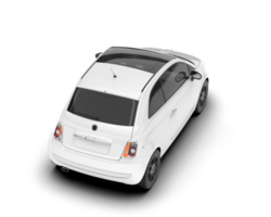 bianca lusso auto isolato su trasparente sfondo. 3d interpretazione - illustrazione png