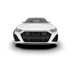 Weiß modern Auto isoliert auf transparent Hintergrund. 3d Rendern - - Illustration png