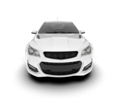 Weiß modern Auto isoliert auf transparent Hintergrund. 3d Rendern - - Illustration png