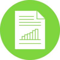 Bar Chart Vector Icon Design