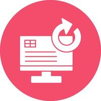 System Restore Vector Icon Design