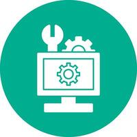 Hardware Troubleshooting Vector Icon Design