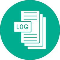 System Logs Vector Icon Design