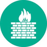 Firewall Configuration Vector Icon Design