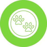 Paw print Vector Icon Design