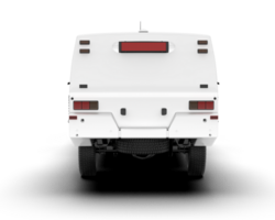 White pickup truck isolated on transparent background. 3d rendering - illustration png