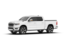 White pickup truck isolated on transparent background. 3d rendering - illustration png