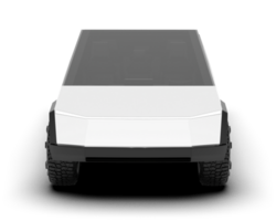 White pickup truck isolated on transparent background. 3d rendering - illustration png