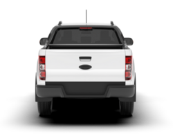 White pickup truck isolated on transparent background. 3d rendering - illustration png