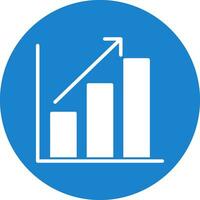 Bar chart Vector Icon Design