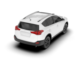 blanc suv sur transparent Contexte. 3d le rendu - illustration png