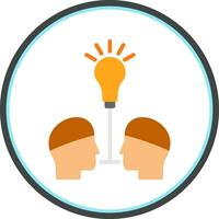 Knowledge Sharing Vector Icon Design