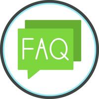 FAQ Vector Icon Design