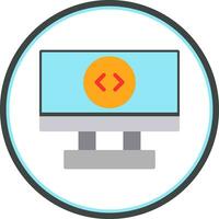 Remote Desktop Vector Icon Design