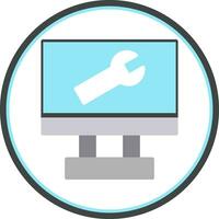 IT Helpdesk Vector Icon Design