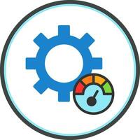 Performance Optimization Vector Icon Design