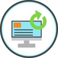 System Restore Vector Icon Design