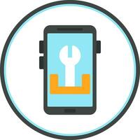 App Troubleshooting Vector Icon Design