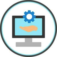 Software Support Vector Icon Design