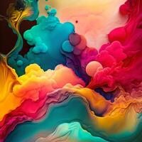 Alcohol Ink Background Abstract photo