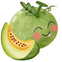 schattig tekenfilm fruit tekening png