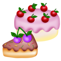 Delicious Strawberry Cake png