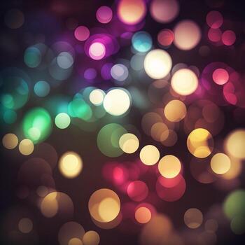 Bokeh Lights Abstract Background photo