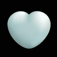 white heart 01 vector