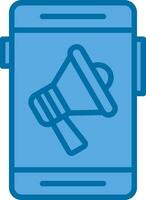 Mobile Marketing Vector Icon Design