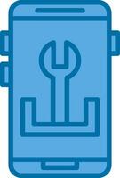 App Troubleshooting Vector Icon Design