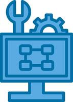 Troubleshooting Flowchart Vector Icon Design