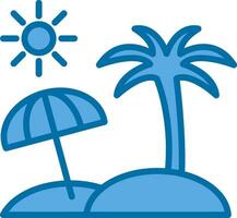 Beach Vector Icon Design