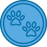 Paw print Vector Icon Design