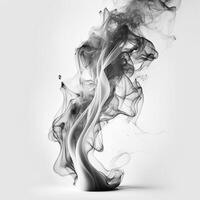 Asbtract Background Black and White Smoke photo