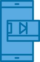 Mobile video Vector Icon Design