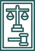 Law Vector Icon Design