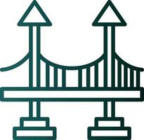 diseño de icono de vector de puente