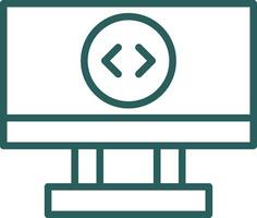 Remote Desktop Vector Icon Design