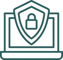 System Security Vector Icon Design