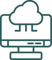 Cloud Computing Vector Icon Design