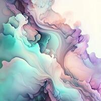 Alcohol Ink Pastel Watercolor Background photo