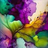 Alcohol Ink Background Abstract photo