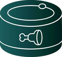 Canned food Vector Icon Design